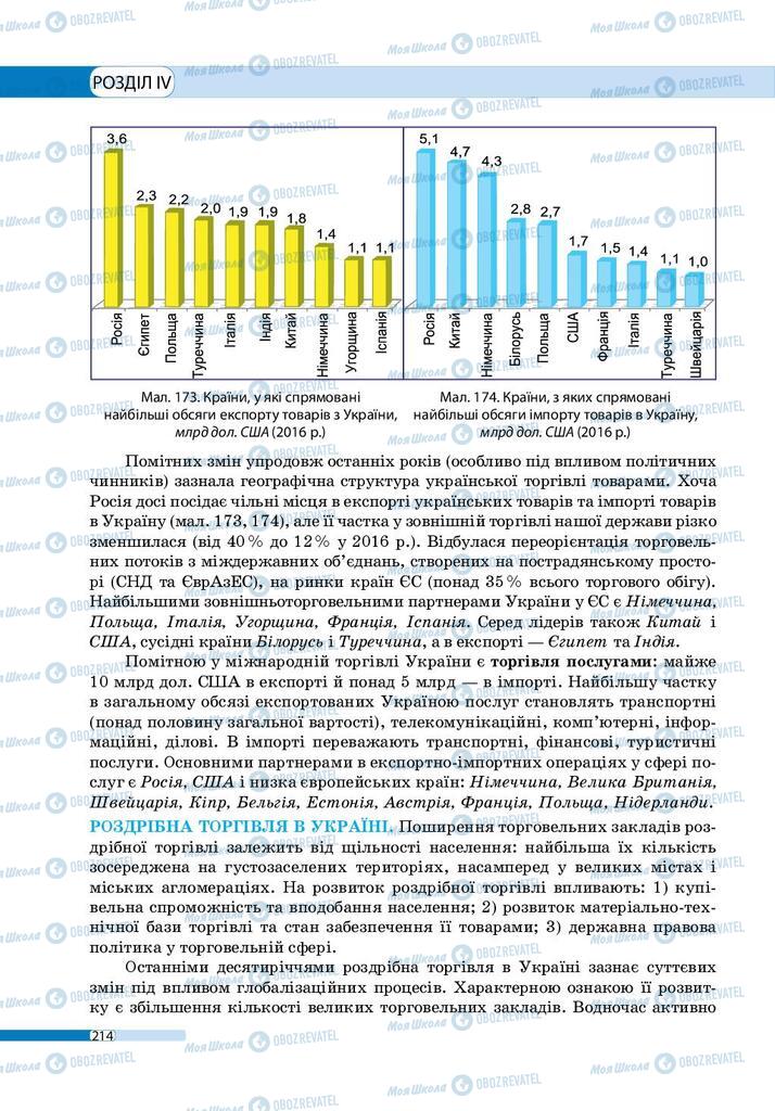 Учебники География 9 класс страница 214