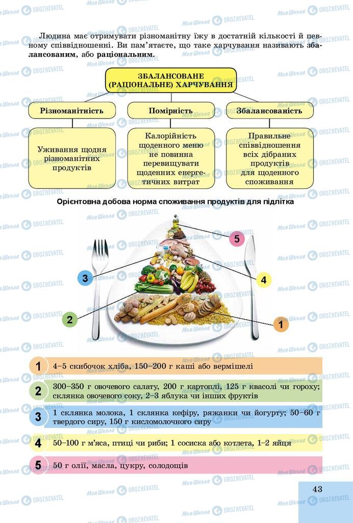 Учебники Основы здоровья 9 класс страница 43