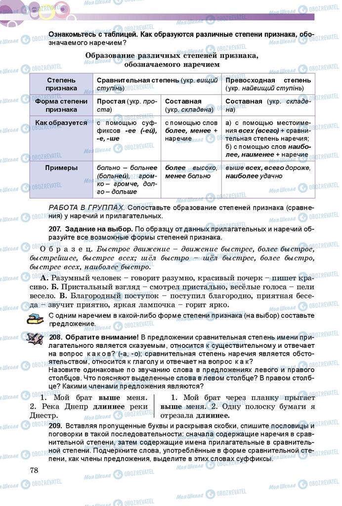 Учебники Русский язык 9 класс страница 78