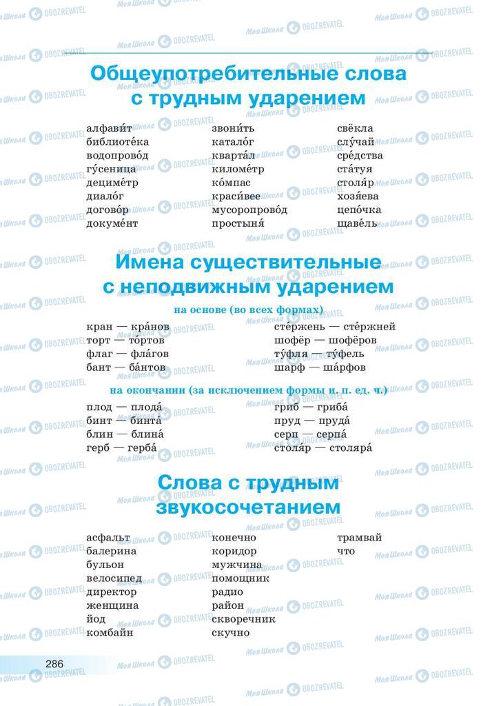 Підручники Російська мова 9 клас сторінка 286