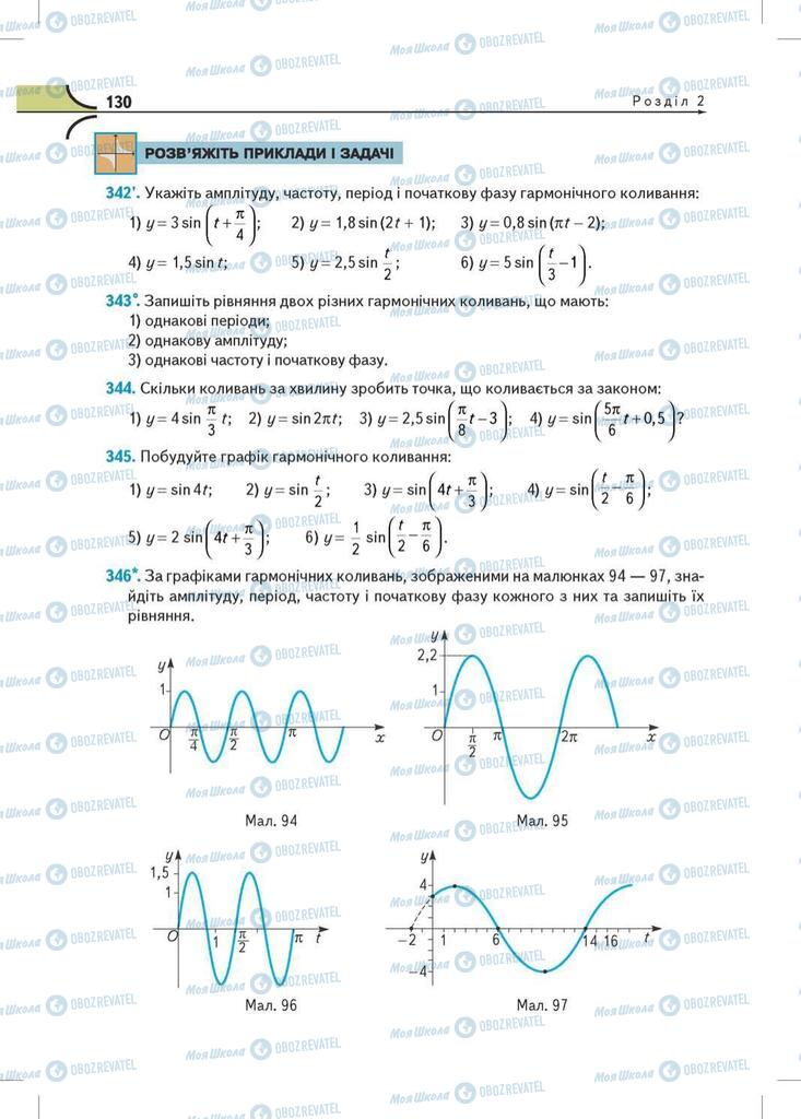 Підручники Математика 10 клас сторінка  130