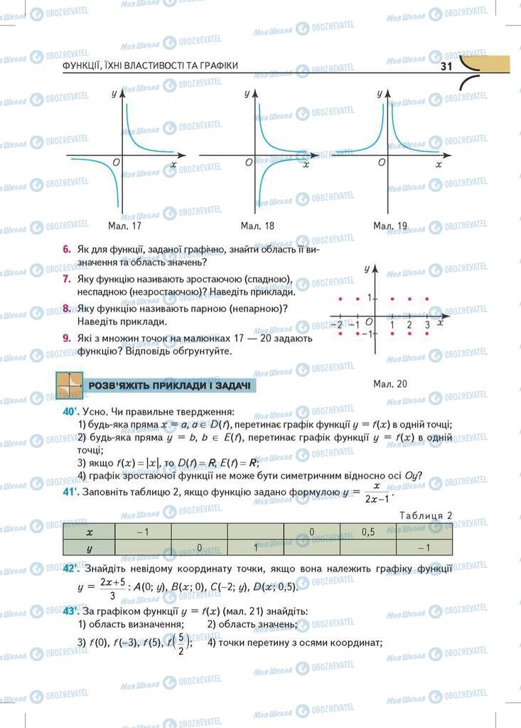 Учебники Математика 10 класс страница 31