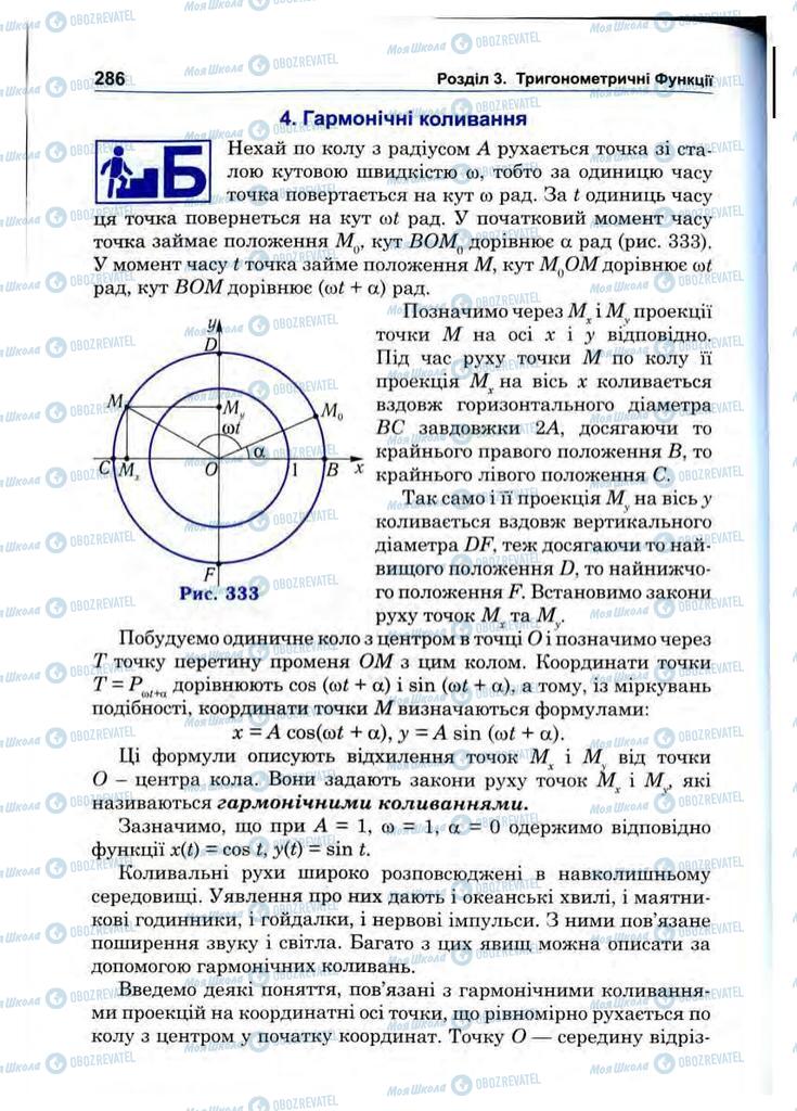 Учебники Математика 10 класс страница 286