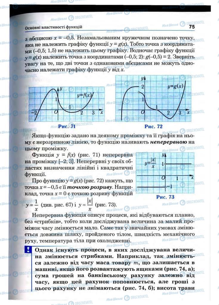 Учебники Математика 10 класс страница 75