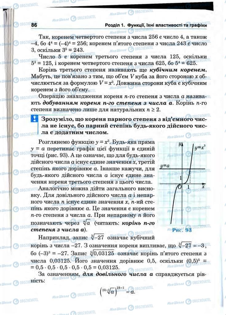 Учебники Математика 10 класс страница 86