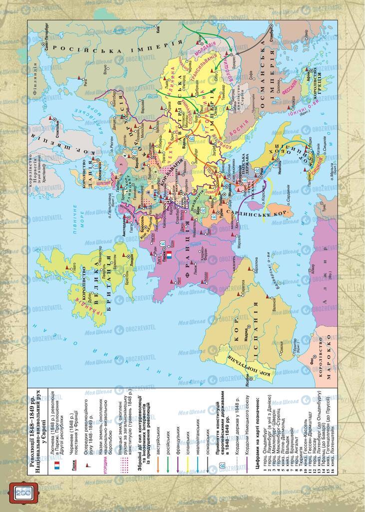 Підручники Всесвітня історія 9 клас сторінка 200