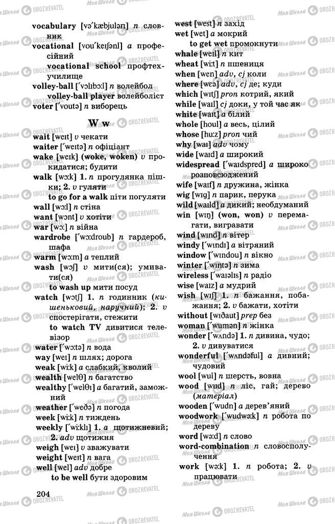 Підручники Англійська мова 10 клас сторінка 205