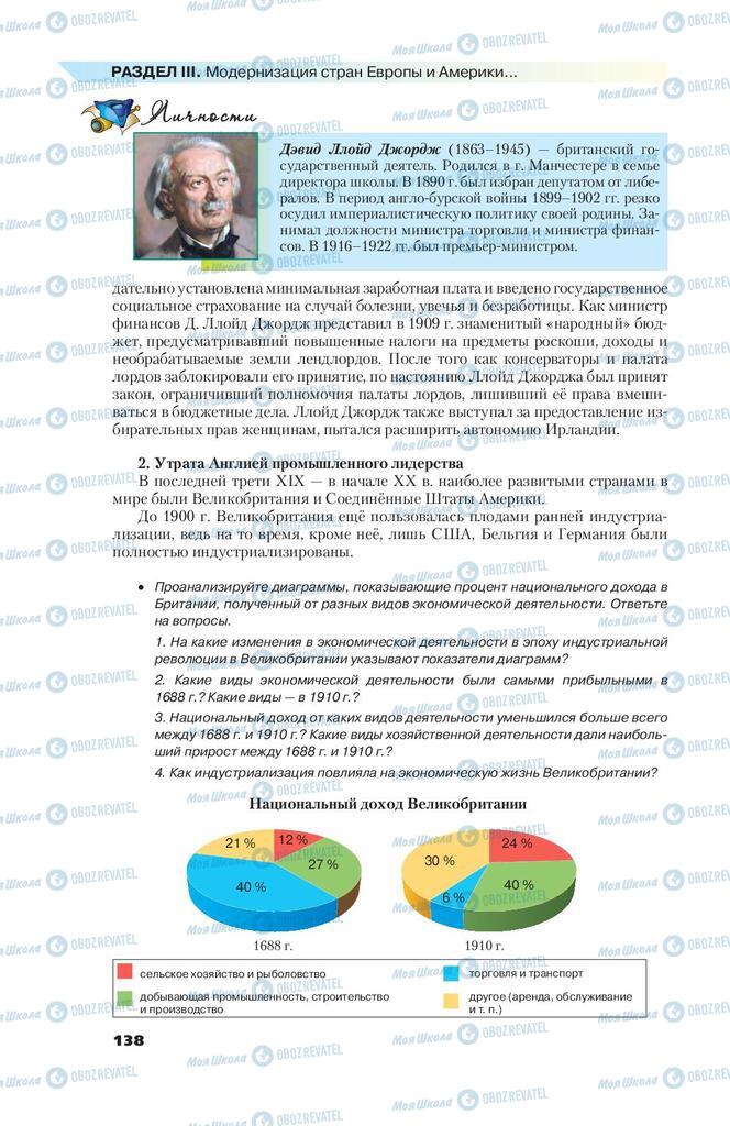 Підручники Всесвітня історія 9 клас сторінка 138