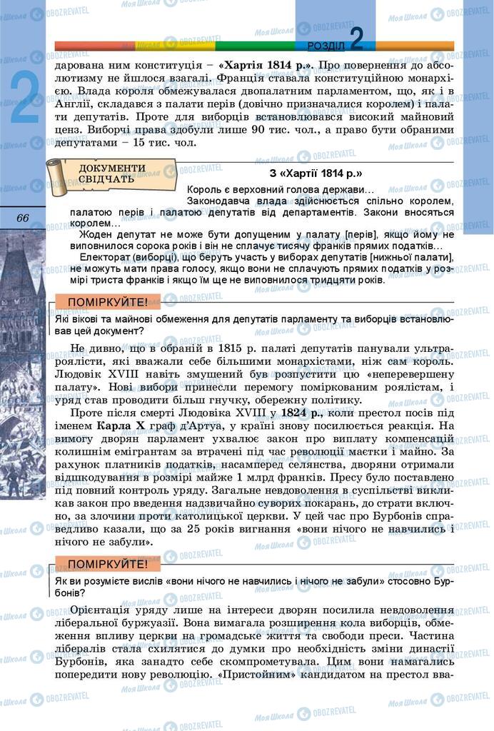 Підручники Всесвітня історія 9 клас сторінка 66