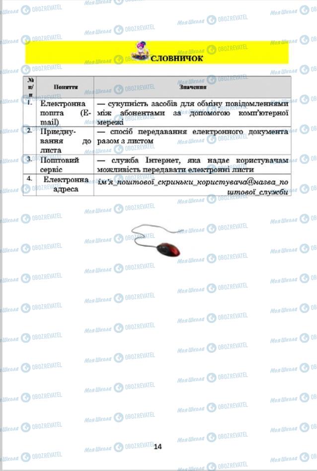 Підручники Інформатика 7 клас сторінка 14