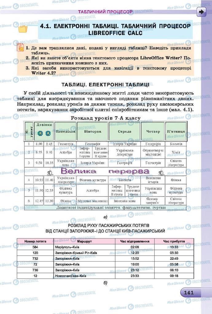 Учебники Информатика 7 класс страница  141