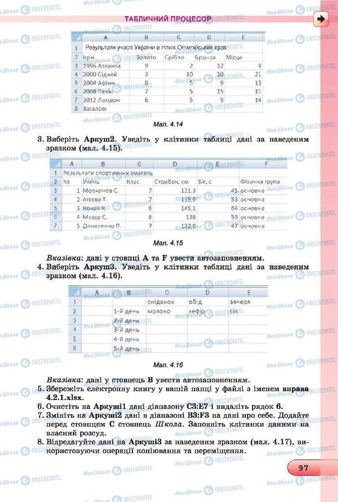 Учебники Информатика 7 класс страница  97