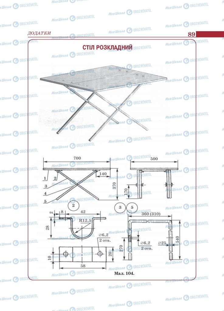 Підручники Трудове навчання 9 клас сторінка 89