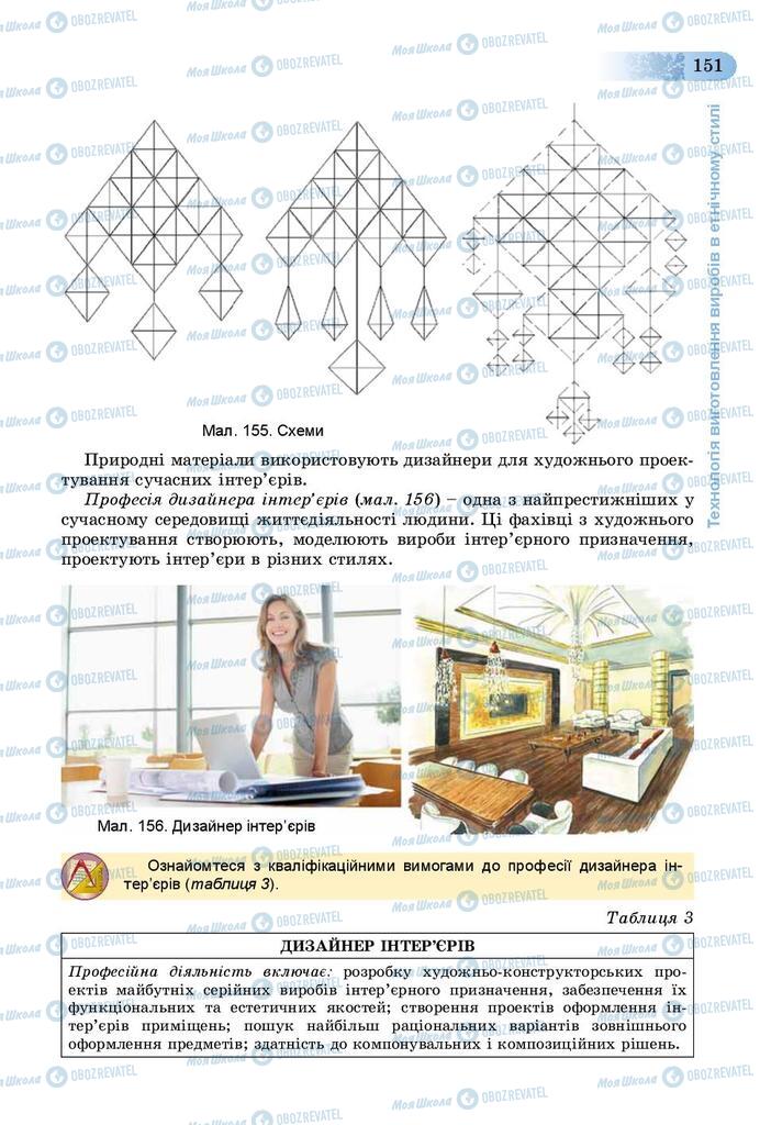 Учебники Трудовое обучение 9 класс страница 151