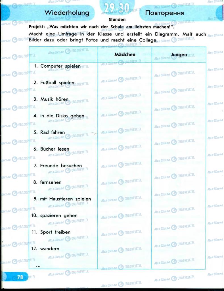 Учебники Немецкий язык 7 класс страница  78