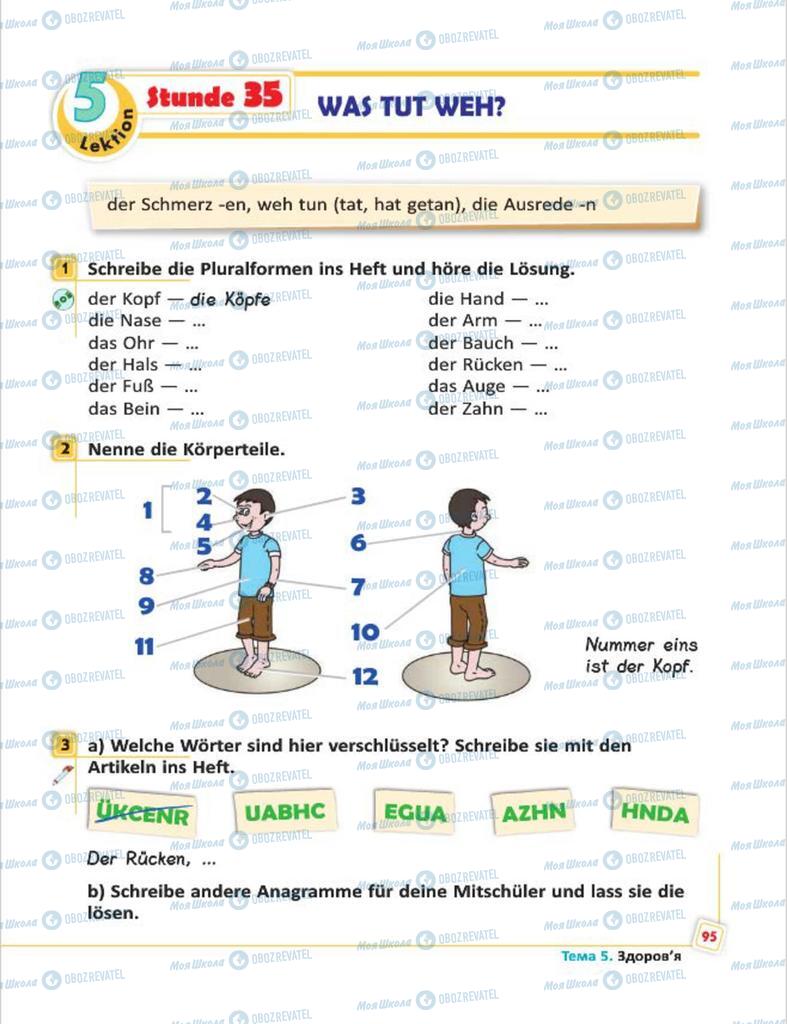 Учебники Немецкий язык 7 класс страница  95