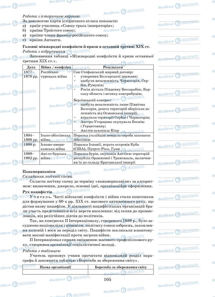 Підручники Всесвітня історія 9 клас сторінка 105