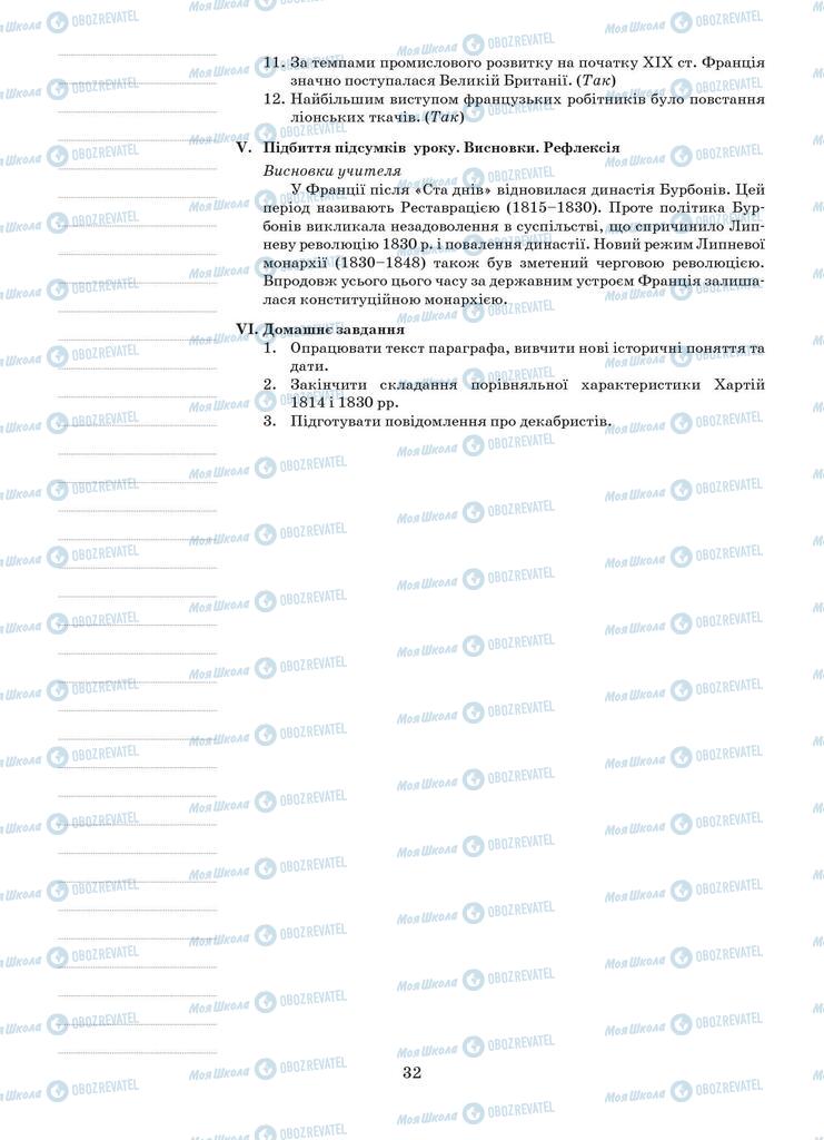 Підручники Всесвітня історія 9 клас сторінка 32