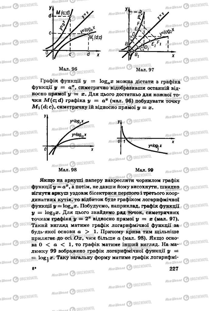 Підручники Алгебра 11 клас сторінка 227