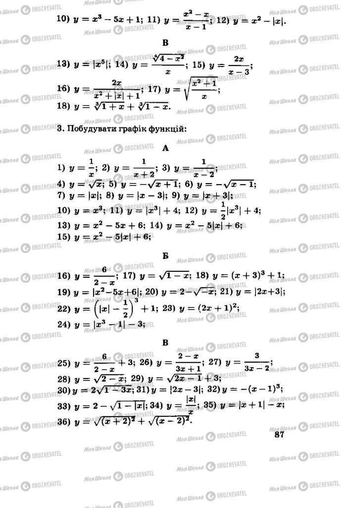 Учебники Алгебра 11 класс страница 87