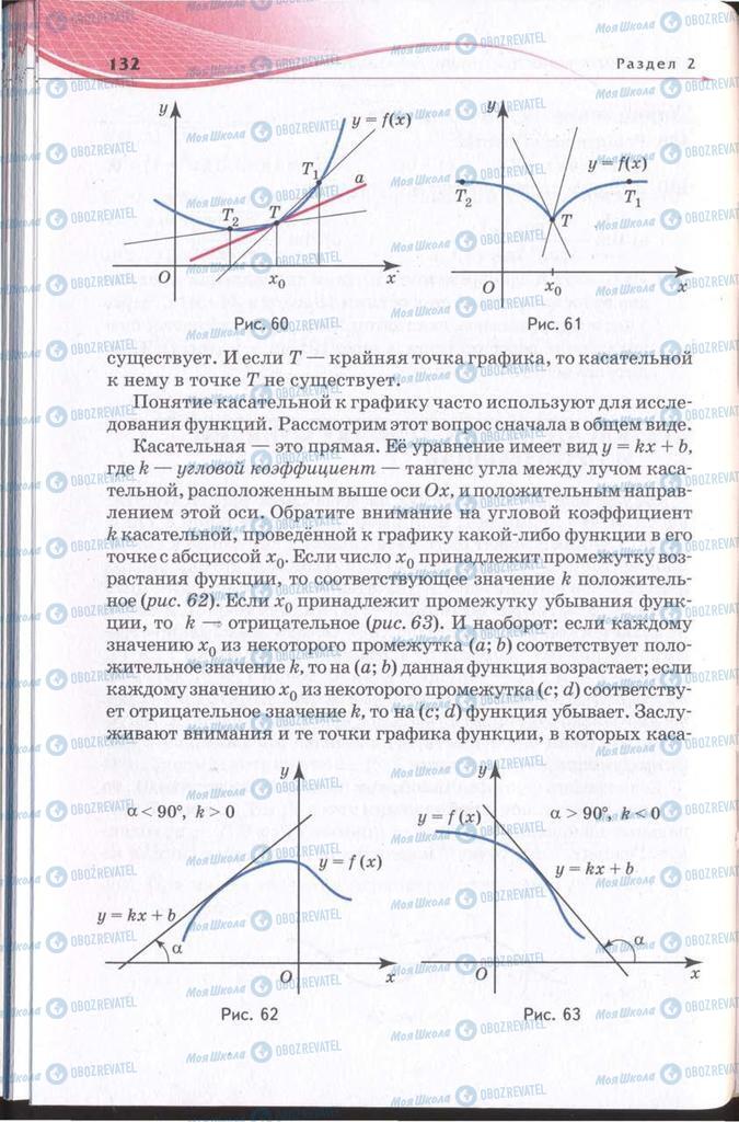 Підручники Алгебра 11 клас сторінка 132