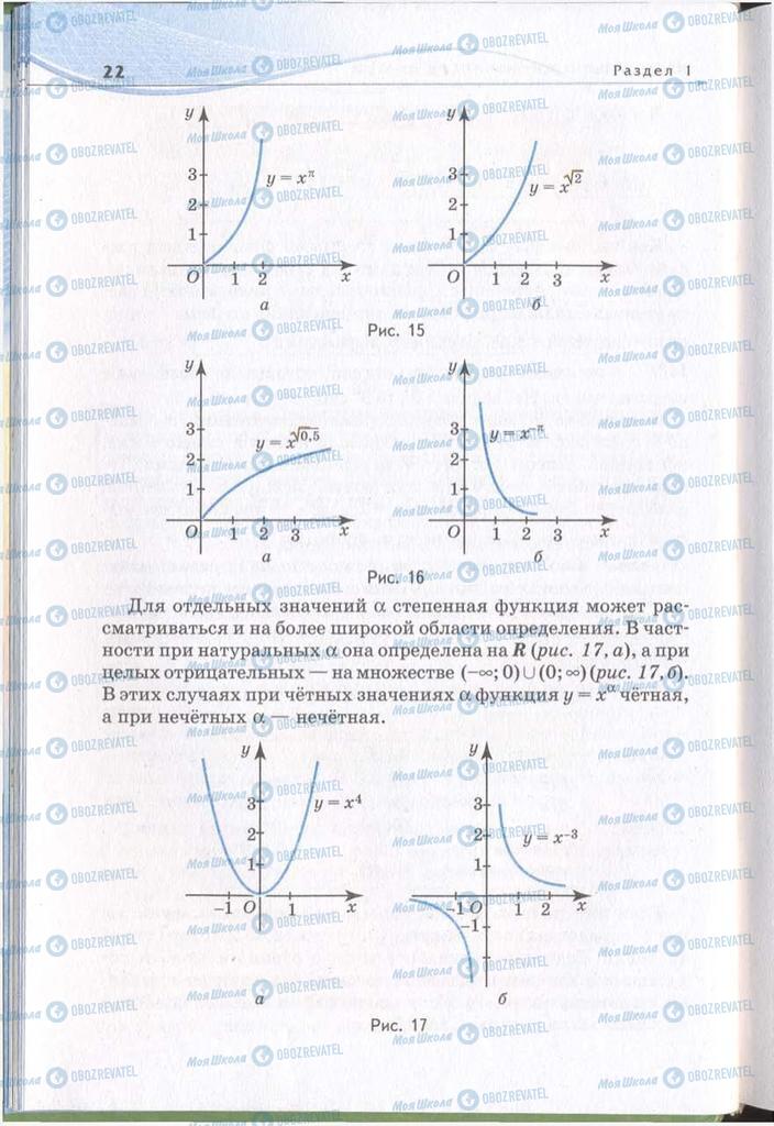 Учебники Алгебра 11 класс страница 22