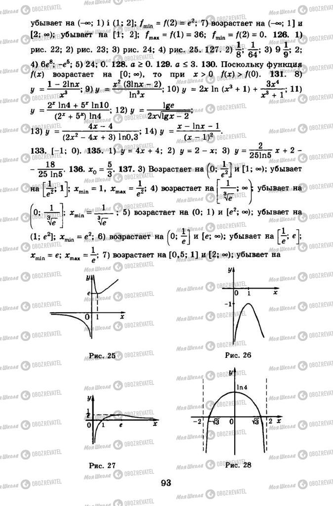 Підручники Алгебра 11 клас сторінка 93