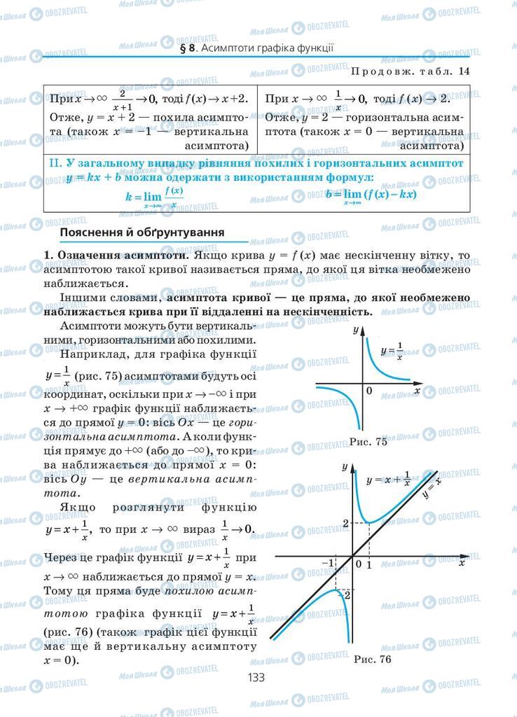 Учебники Алгебра 11 класс страница 133