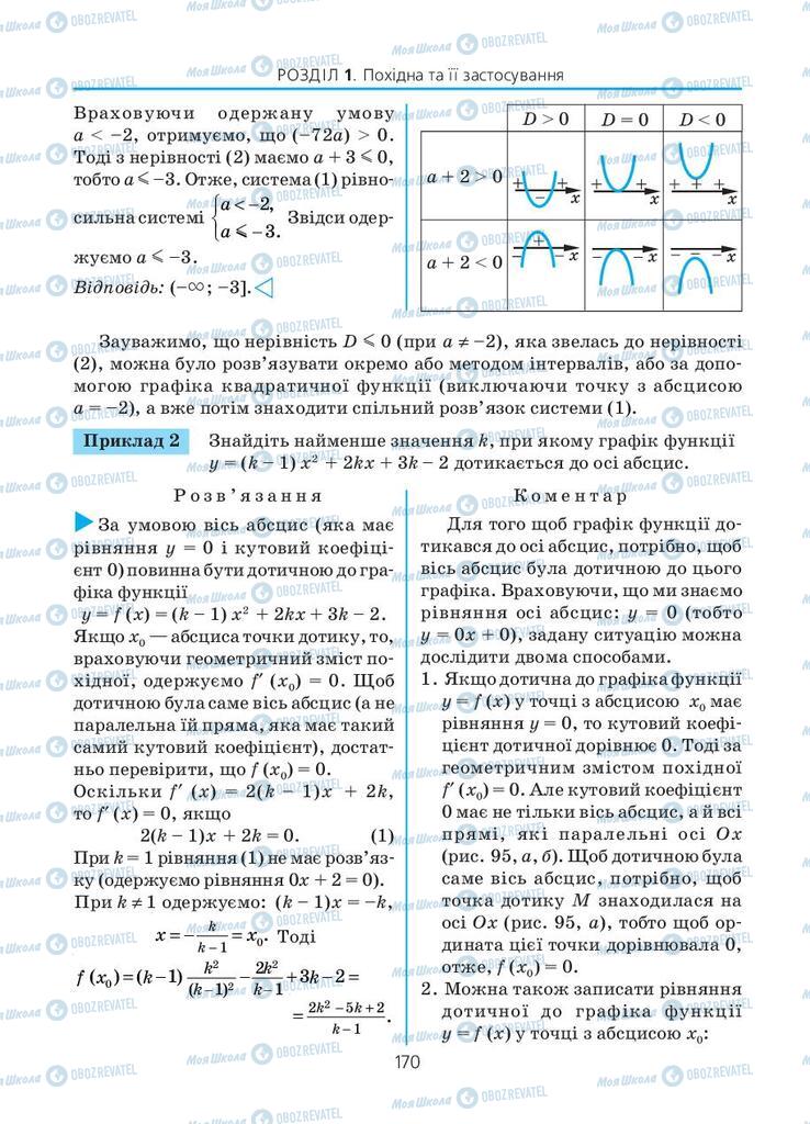 Підручники Алгебра 11 клас сторінка 170