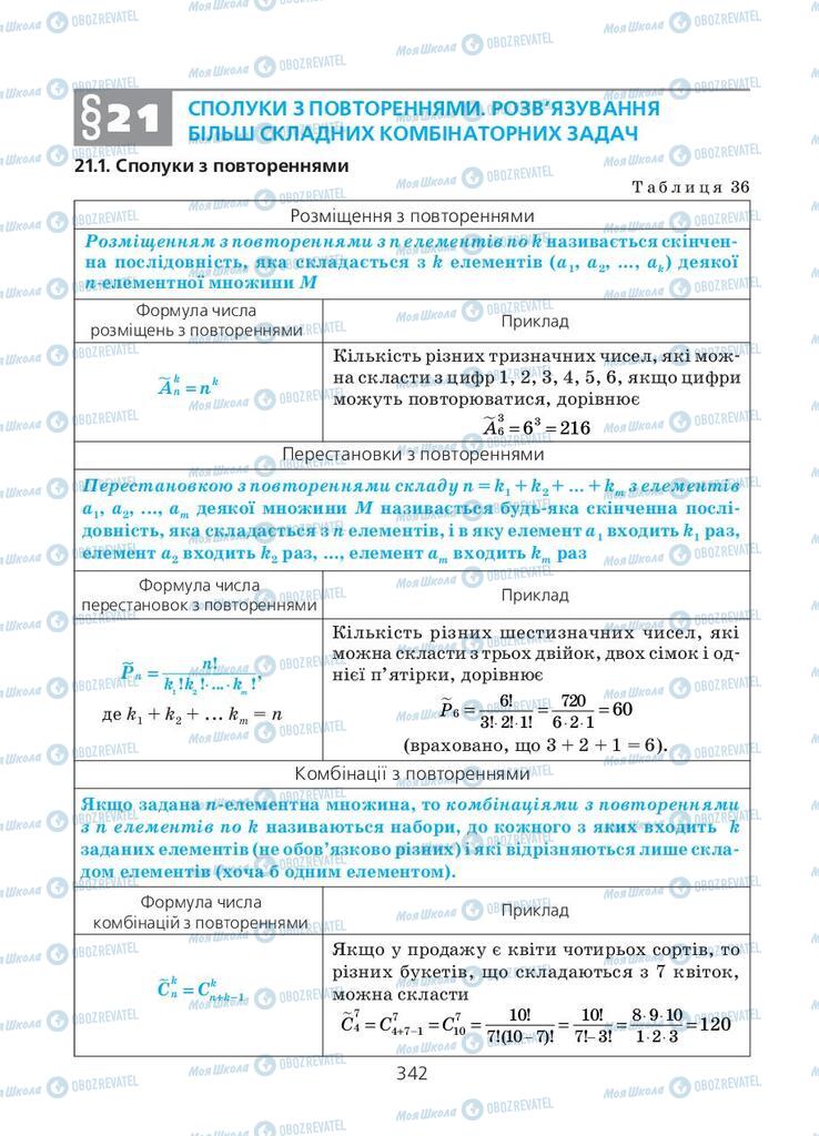 Учебники Алгебра 11 класс страница 342