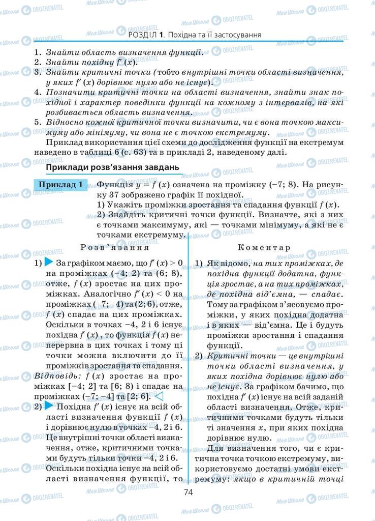 Учебники Алгебра 11 класс страница 74