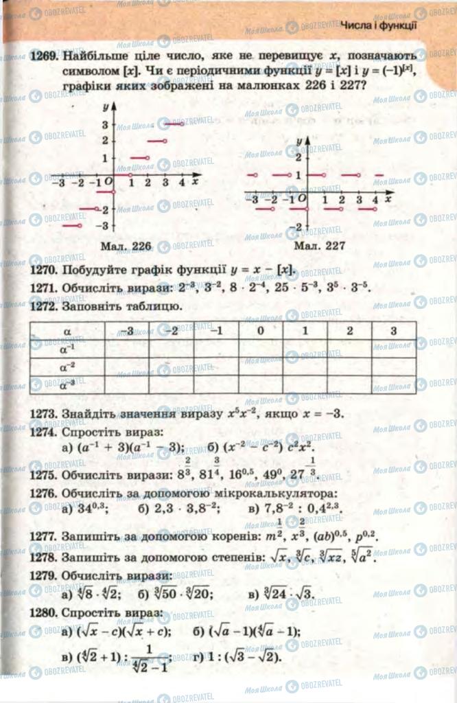 Підручники Математика 11 клас сторінка 285