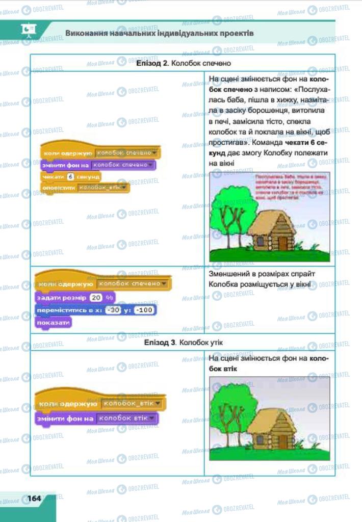 Підручники Інформатика 7 клас сторінка 164
