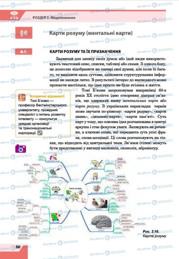 Підручники Інформатика 7 клас сторінка  50