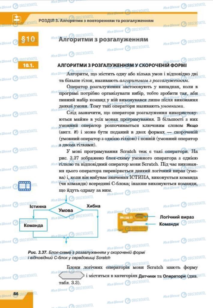 Підручники Інформатика 7 клас сторінка 86