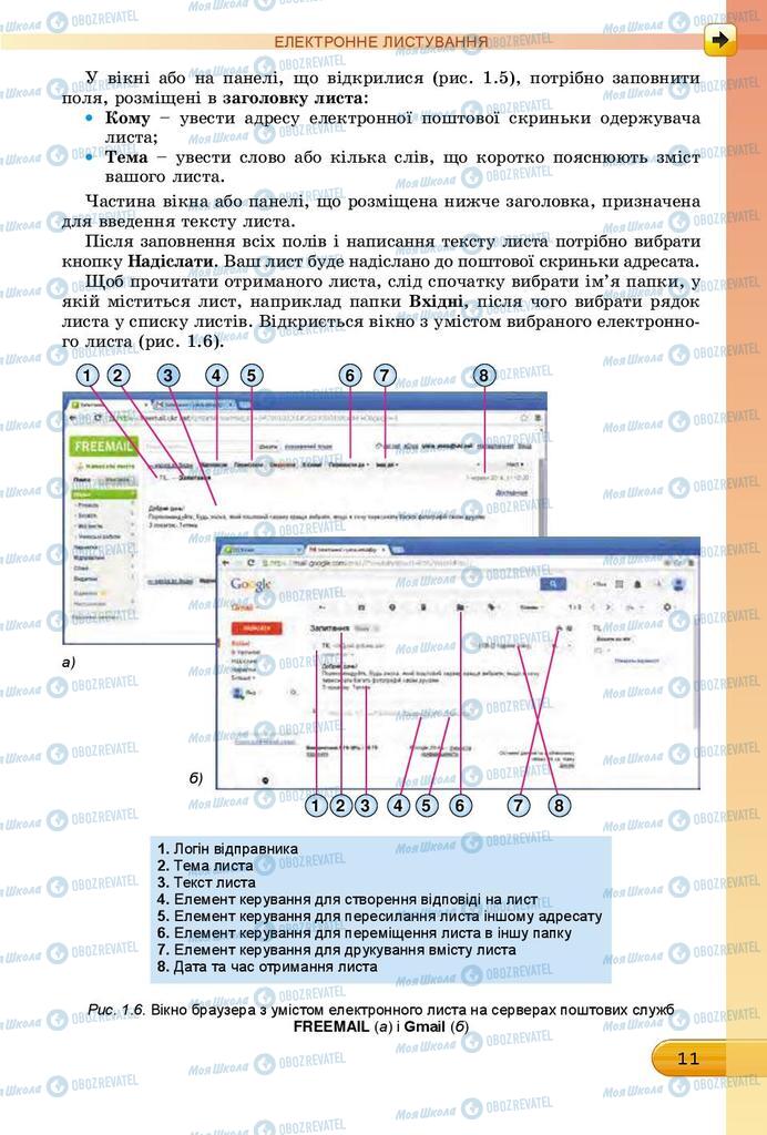 Підручники Інформатика 7 клас сторінка 11