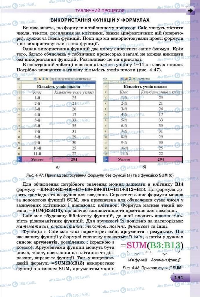 Учебники Информатика 7 класс страница  191