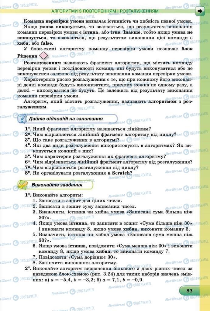 Підручники Інформатика 7 клас сторінка 83