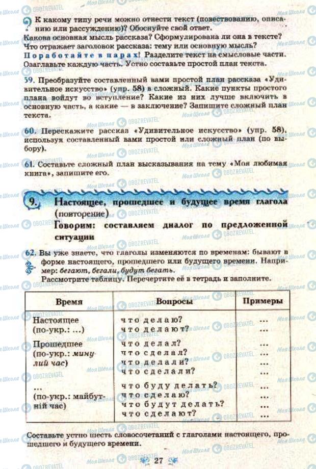 Учебники Русский язык 7 класс страница  27