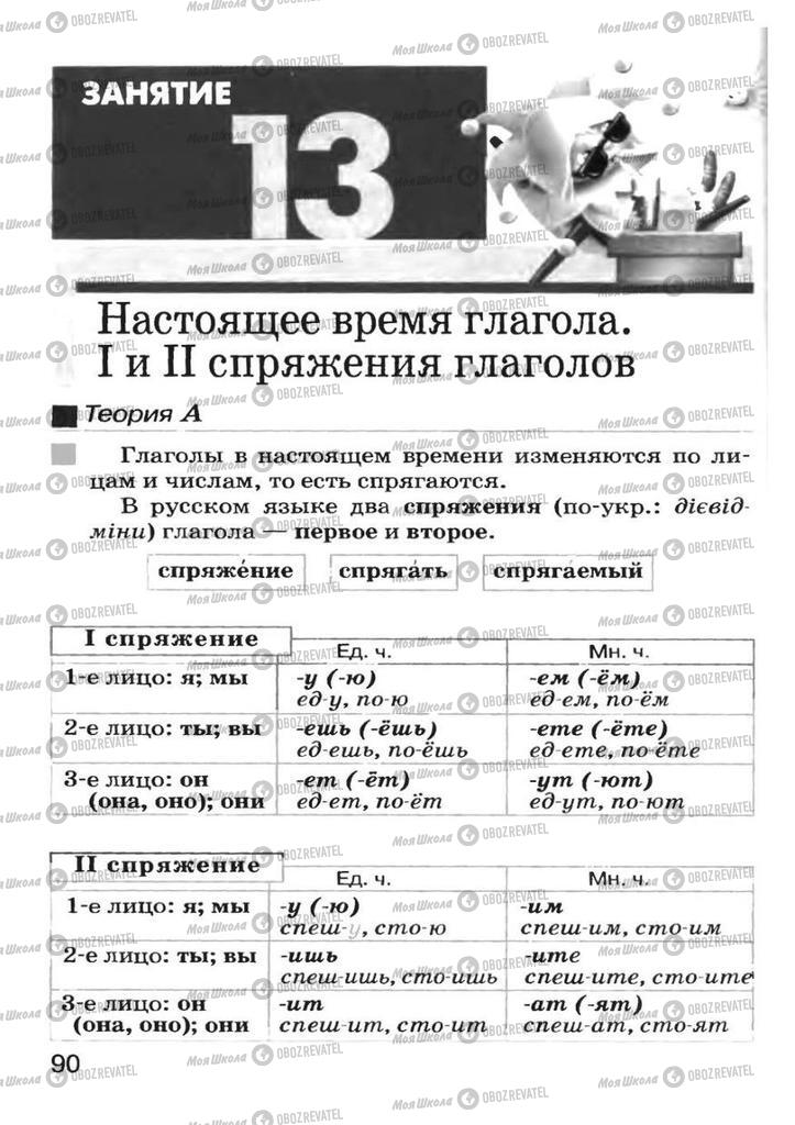 Підручники Російська мова 7 клас сторінка 90