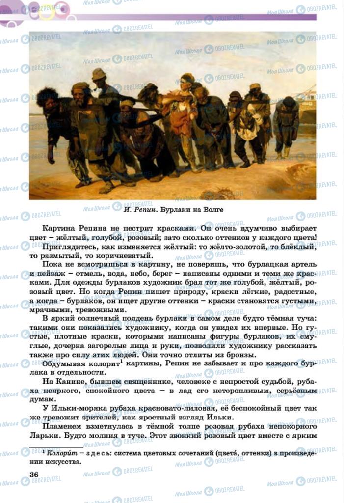 Учебники Русский язык 7 класс страница  36