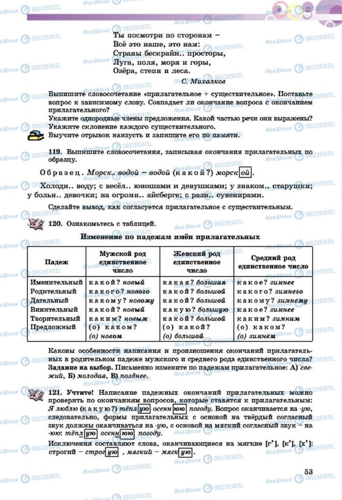 Учебники Русский язык 7 класс страница  53
