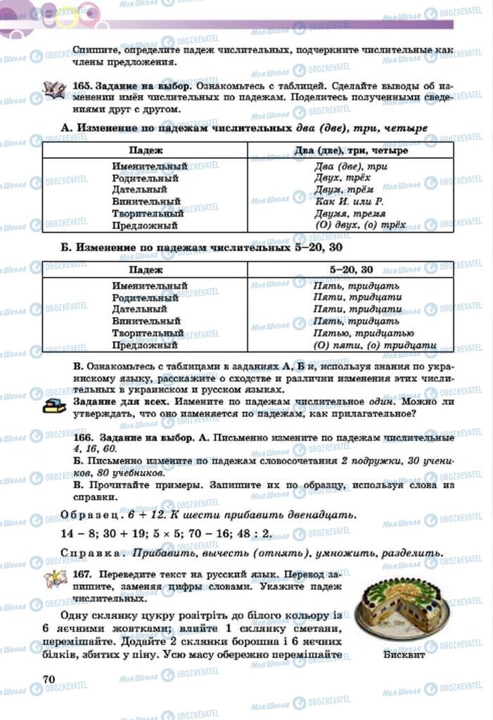 Учебники Русский язык 7 класс страница  70