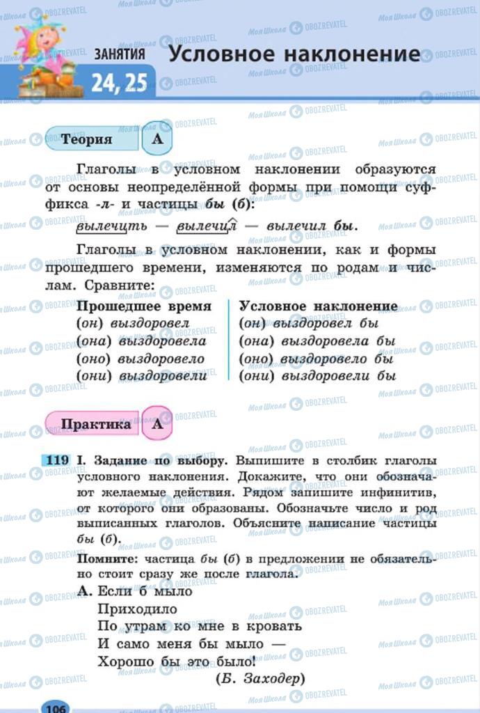 Підручники Російська мова 7 клас сторінка 106