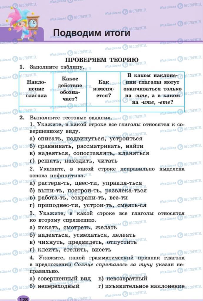 Учебники Русский язык 7 класс страница 128