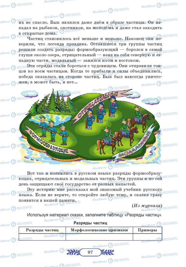 Учебники Русский язык 7 класс страница  97