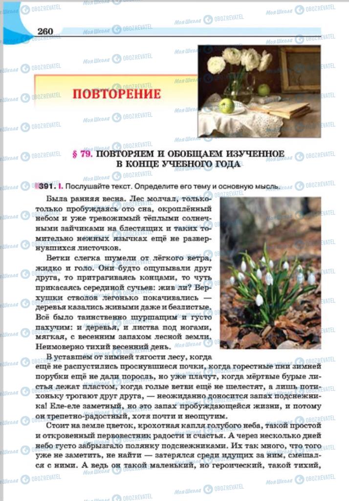 Учебники Русский язык 7 класс страница 260