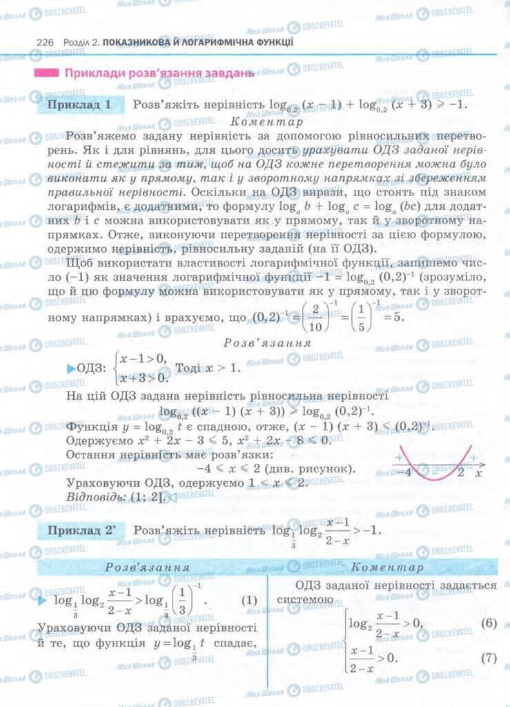 Учебники Алгебра 11 класс страница 226