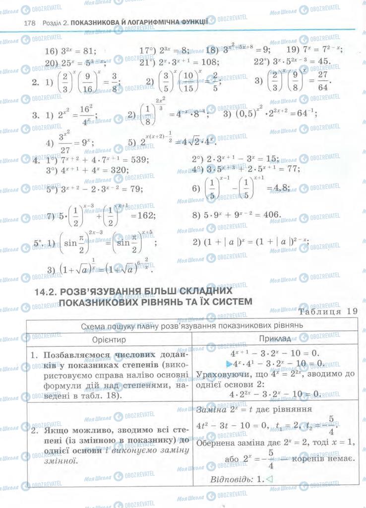 Учебники Алгебра 11 класс страница  178