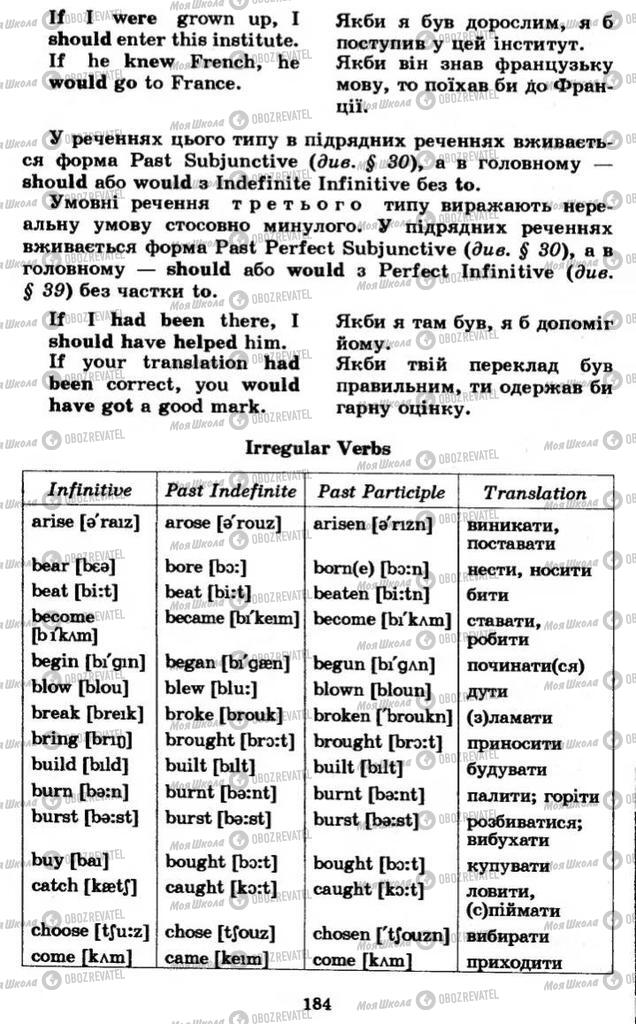 Підручники Англійська мова 11 клас сторінка 184